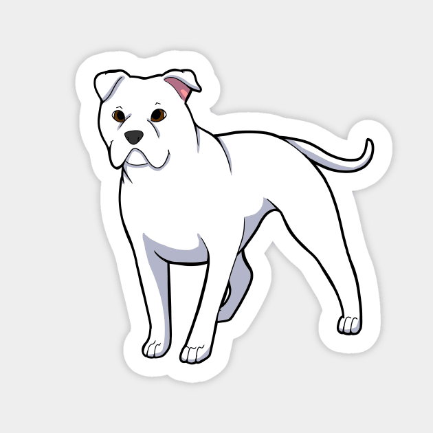 American Bulldog Sticker by Adastumae